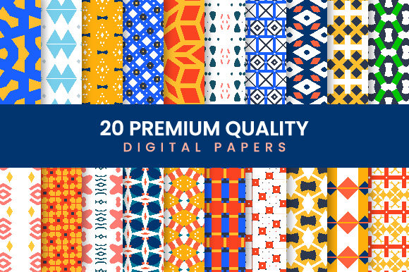 20 High Quality Geometric Digital Paper: A Practical Guide for Designers, Educators, and Planners