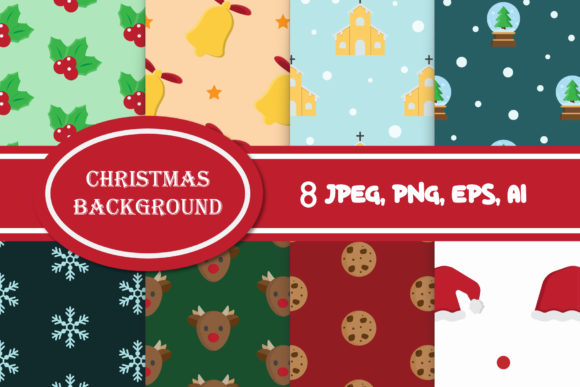 Christmas Seamless for Digital Paper: Practical Design Solutions for Holiday Creativity