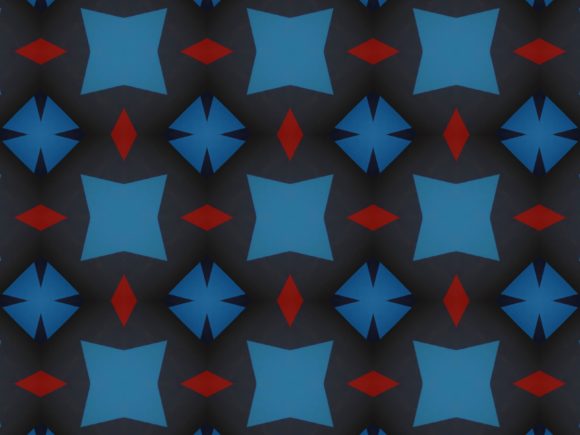 Dark Blue Ornament Pattern