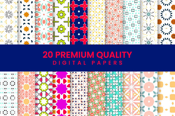 Designing with Premium Quality Digital Paper Set