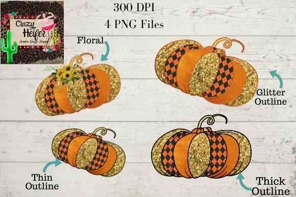 Gold Rustic Pumpkin Glitter PNG: A Versatile Design Asset for Seasonal Creativity