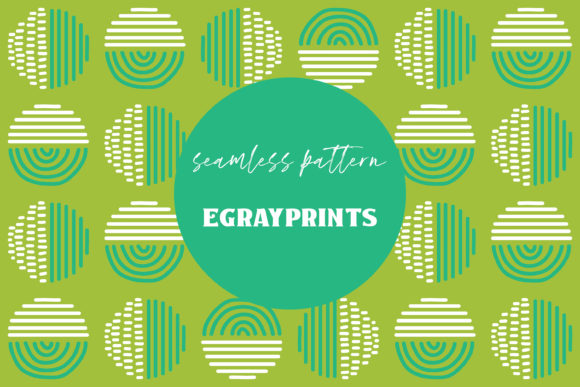 Green Retro Too Doodle Shapes Pattern: Where Nostalgia Meets Modern Visual Clarity