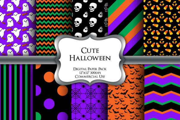 Halloween Digital Paper Pack