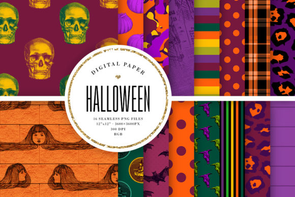 Halloween Seamless Digital Paper: Your Secret Weapon for Stress-Free Seasonal Design