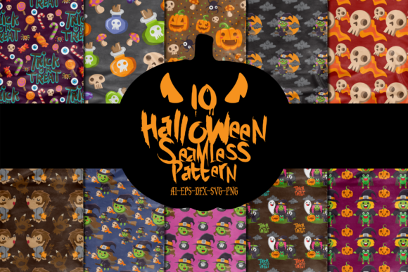 Halloween Seamless Patterns: Your Creative Shortcut for Festive Decor & Design