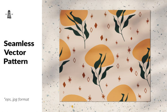 Modern Plants Seamless Pattern: A Strategic Design Asset for Purpose-Driven Work