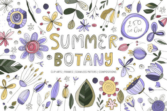 Summer Botany Floral Graphic Pack: Integrating Botanical Designs Into Creative Workflows