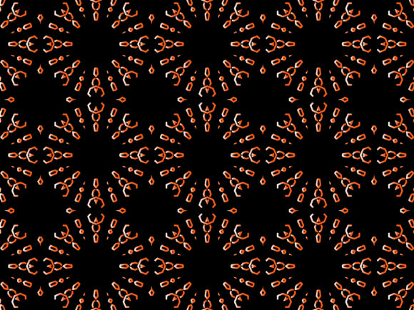 The Bold Appeal of Seamless Pattern Black Orange in Modern Design