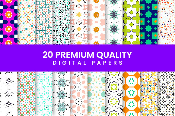 The Creative Power of Digital Paper Abstract Pattern Bundles in Modern Design