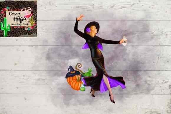 Vintage Witch Booze Halloween PNG: A Versatile Asset for Seasonal Design and Brand Storytelling