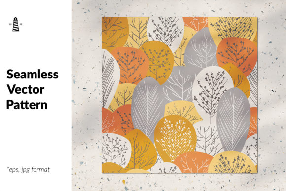 What Makes a Fall Trees Seamless Pattern a Versatile Design Asset