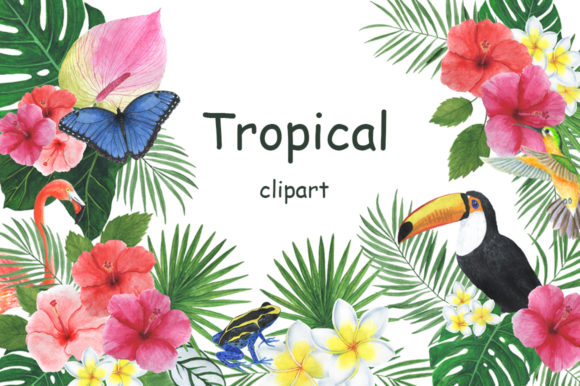 Why Tropical Watercolor Clipart Transforms Visual Projects